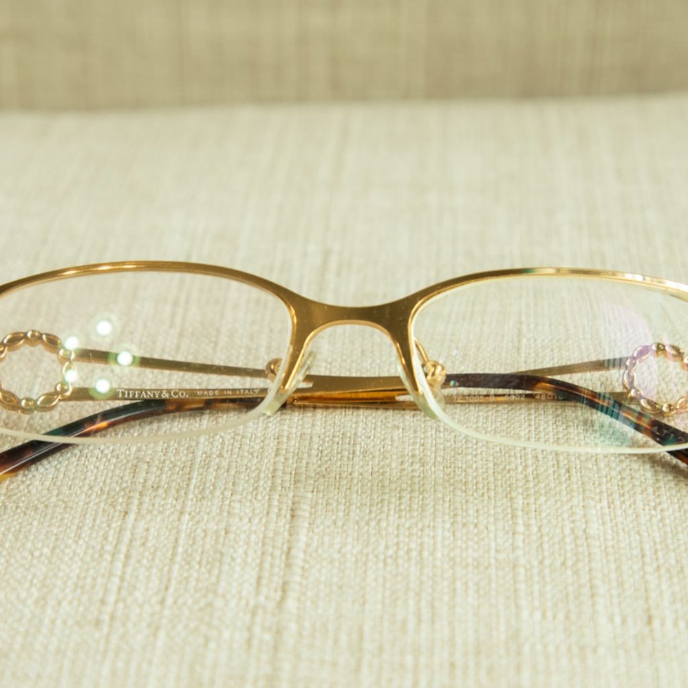 Authentic Tiffanny & Co EyeGlasses w Rhinestones Designer Made in Italy 10005b - Picture 6 of 10